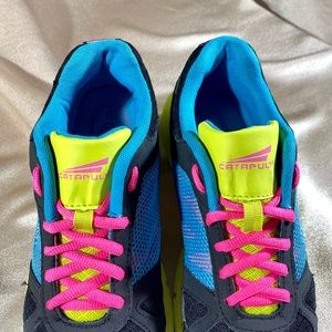 CATAPULT women sneakers lightweight active wear shoes 9 black blue
